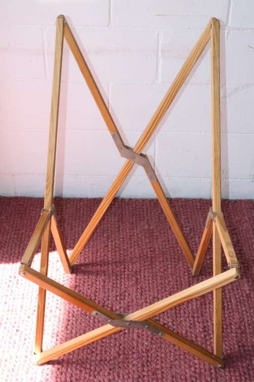A fantastic modern "Tripolina Butterfly" folding chair w a removable slipcover - stylish & practical