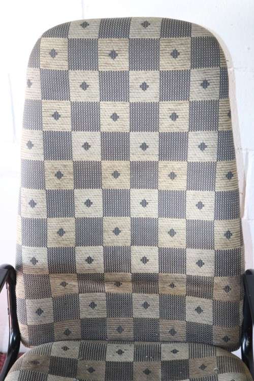 A comfortable fabric upholstered swivel office/ desk chair; would be ideal for home study - RS17Sale