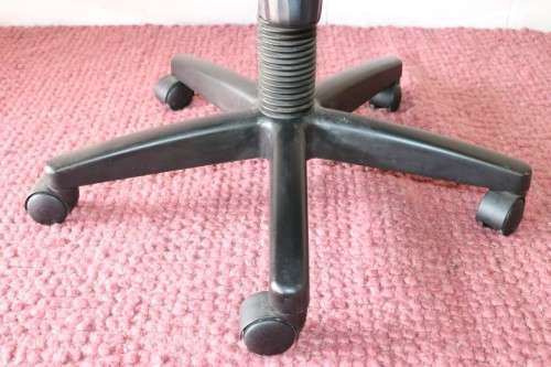 A comfortable fabric upholstered swivel office/ desk chair; would be ideal for home study - RS17Sale