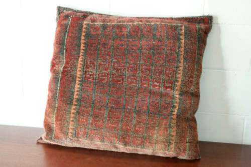 An incredible (double sided) hand-stitched Iranian Persian Kilim cushion in awesome condition