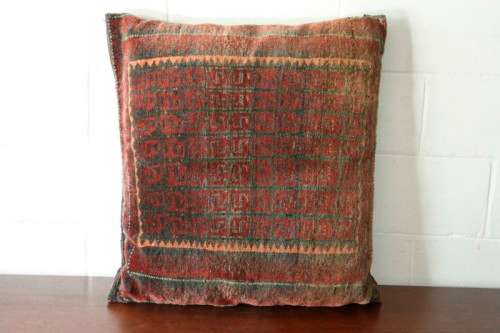 An incredible (double sided) hand-stitched Iranian Persian Kilim cushion in awesome condition