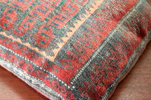 An incredible (double sided) hand-stitched Iranian Persian Kilim cushion in awesome condition
