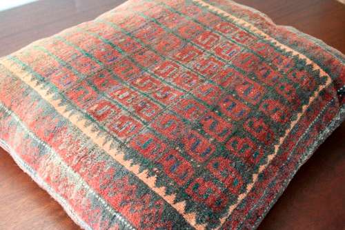 An incredible (double sided) hand-stitched Iranian Persian Kilim cushion in awesome condition
