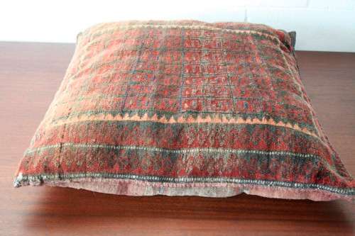 An incredible (double sided) hand-stitched Iranian Persian Kilim cushion in awesome condition