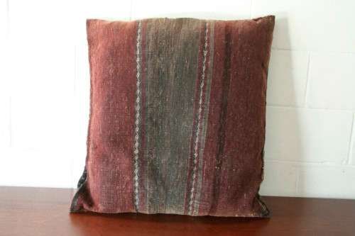 An incredible (double sided) hand-stitched Iranian Persian Kilim cushion in awesome condition