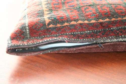 An incredible (double sided) hand-stitched Iranian Persian Kilim cushion in awesome condition