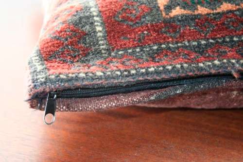 An incredible (double sided) hand-stitched Iranian Persian Kilim cushion in awesome condition