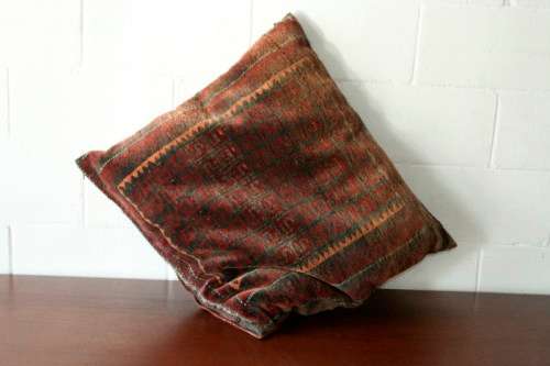An incredible (double sided) hand-stitched Iranian Persian Kilim cushion in awesome condition