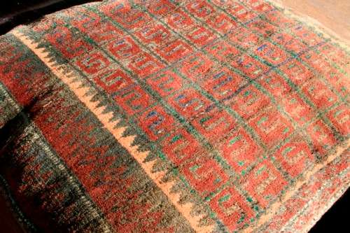 An incredible (double sided) hand-stitched Iranian Persian Kilim cushion in awesome condition