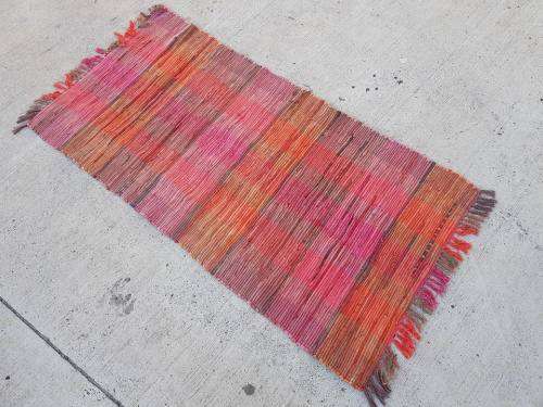 A stunning IKEA Marienta Ruta runner rug made in India - beautiful & vibrant - perfect for a hallway