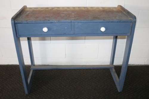 Two amazing desks/ work benches - perfect to repaint or restoration projects - bid/ table RS17Sale