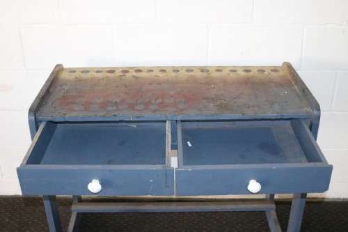 Two amazing desks/ work benches - perfect to repaint or restoration projects - bid/ table RS17Sale