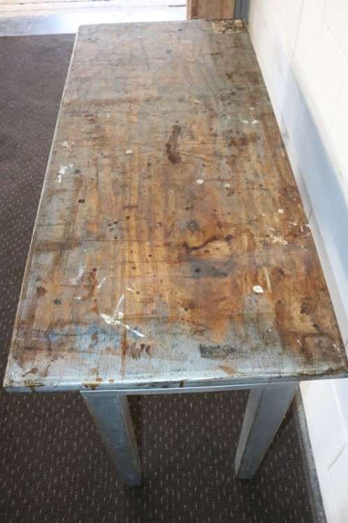 Two amazing desks/ work benches - perfect to repaint or restoration projects - bid/ table RS17Sale