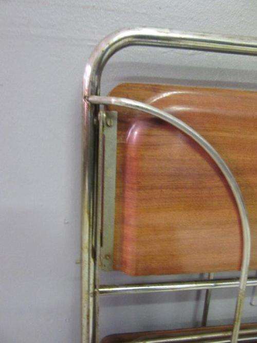 A lovely vintage drinks/ tea trolley on castors - folds up for easy storage/ transport