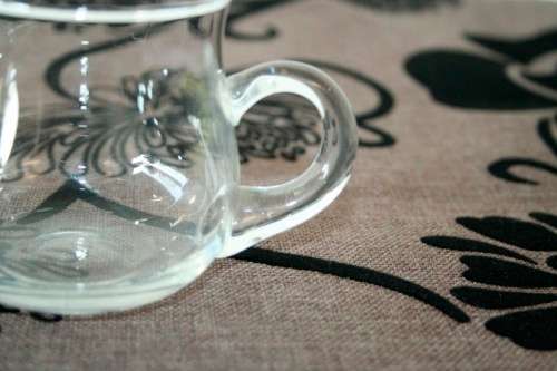 An awesome glass milk jug and sugar bowl set in stunning condition - perfect for demitasse cups
