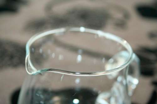 An awesome glass milk jug and sugar bowl set in stunning condition - perfect for demitasse cups