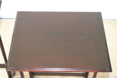 A fantastic set of teak stacking/ nesting tables, stunning in any living area in the home!