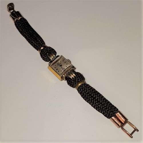A fabulous vintage Swiss made W. Allermann Montreux "Fond Acier" Inoxydable ladies watch