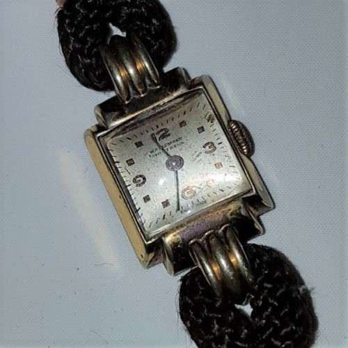 A fabulous vintage Swiss made W. Allermann Montreux "Fond Acier" Inoxydable ladies watch