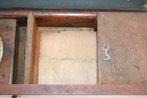 An awesome antique (c1930) "Ellams Duplicators" mimeograph in a cabinet with the original roller