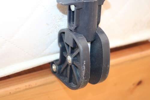 A practical and useful "Chelino Sleep Safe" toddler bed guard in good condition