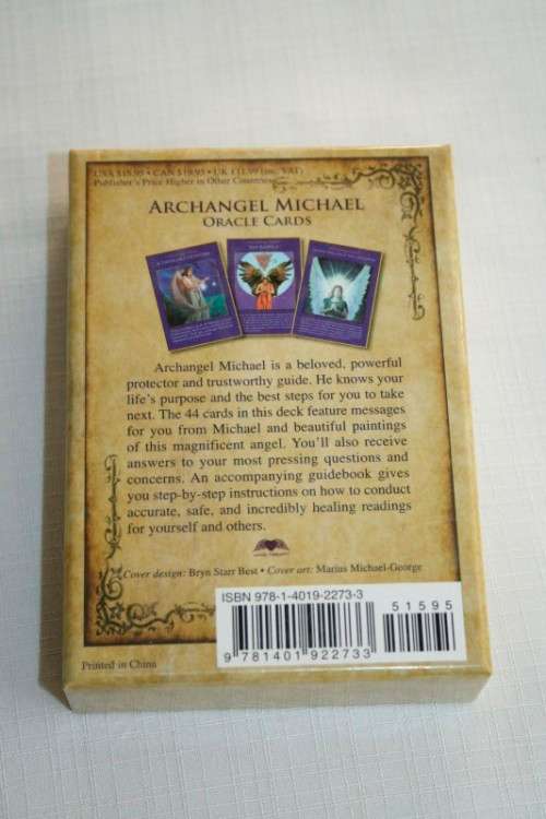 Doreen Virtue's "Archangel Michael" boxed Oracle Cards - 44 card deck and guidebook