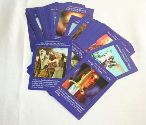 Doreen Virtue's "Archangel Michael" boxed Oracle Cards - 44 card deck and guidebook