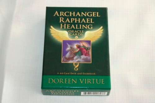 Doreen Virtue's "Archangel Raphael" boxed Oracle Cards - 44 card deck and guidebook - RS17Sale