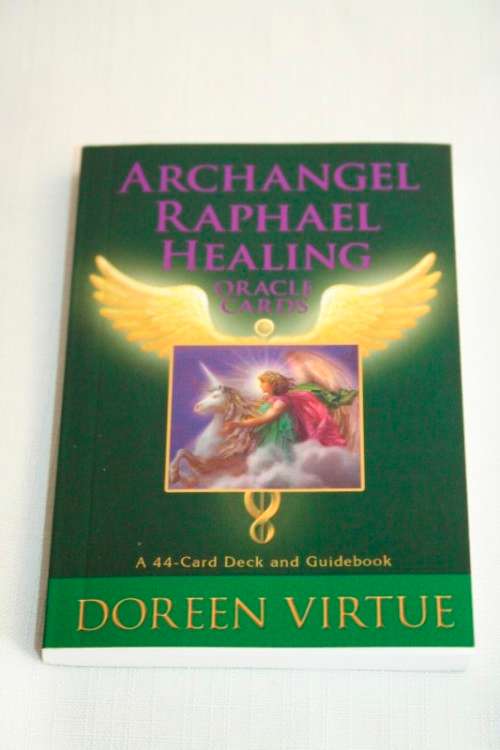 Doreen Virtue's "Archangel Raphael" boxed Oracle Cards - 44 card deck and guidebook - RS17Sale