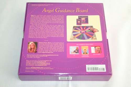 A boxed "Angel Guidance Board" by Doreen Virtue including folding board,crystal dice and booklet