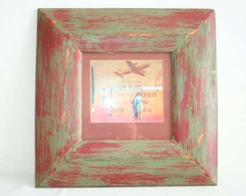Gorgeous & unusual Postal - Per Airmail envelope & stamp framed print in lovely condition - RS17Sale