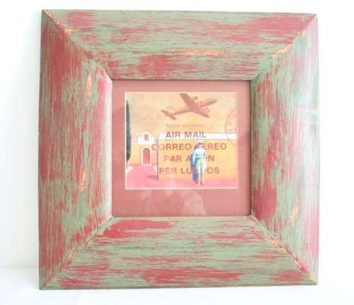 Gorgeous & unusual Postal - Per Airmail envelope & stamp framed print in lovely condition - RS17Sale