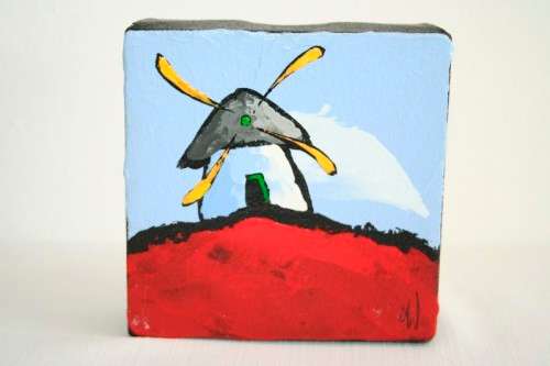 A pair of stunning and very vibrant original signed oil on canvas paintings by artist Claire Walker