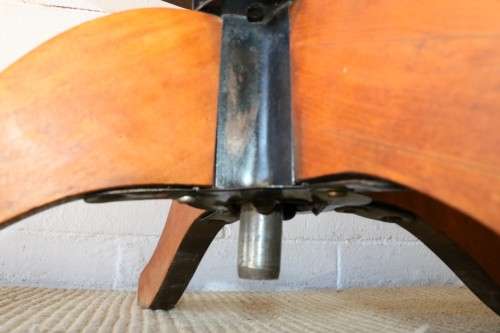Superb antique English oak swivel "Firehouse" captains chair in very good condition - stunning!