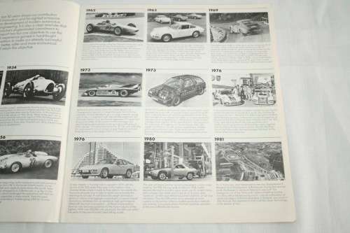 A very rare Porsche "50 Jahre (years) Porsche Stuttgart 1931 - 1981" magazine in fabulous condition