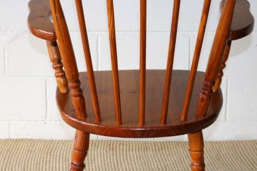A lovely sturdy wooden rocking chair - gorgeous in a baby room or on a patio - RS17Sale