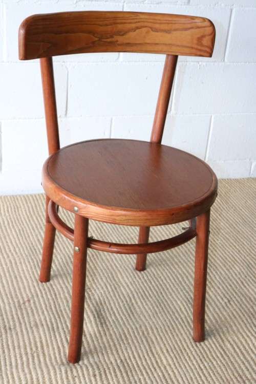 A stunning vintage solid oak "Woodbender Renato" occasional/ dining chair in great condition RS17din