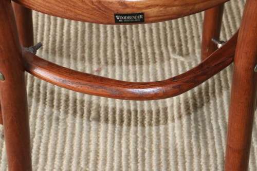 A stunning vintage solid oak "Woodbender Renato" occasional/ dining chair in great condition RS17din