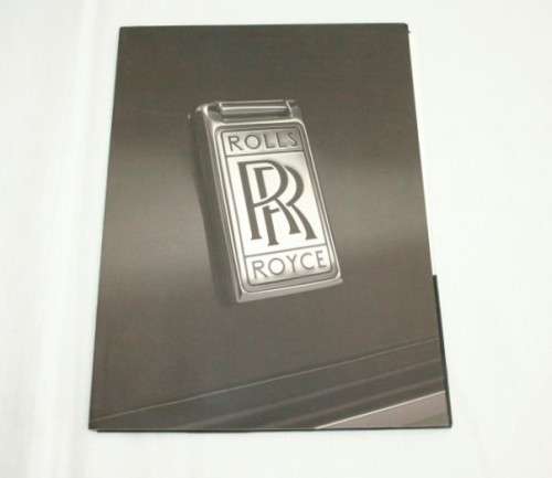 An amazing 1995 Rolls Royce Marques brochure with "Teaser" cards and a comprehensive spec card