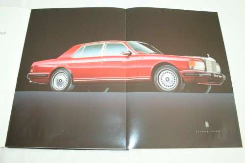An amazing 1995 Rolls Royce Marques brochure with "Teaser" cards and a comprehensive spec card