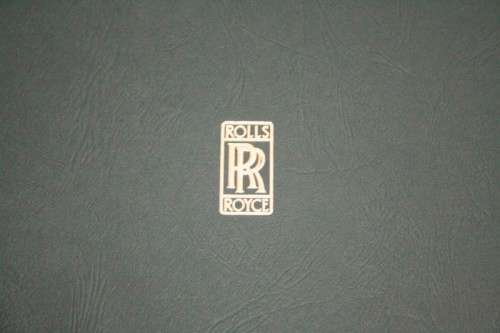 A fantastic 1993 to 1995 Rolls Royce brochure with "Teaser" cards for the Silver Spur & Silver Dawn