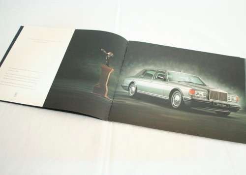 A fantastic 1993 to 1995 Rolls Royce brochure with "Teaser" cards for the Silver Spur & Silver Dawn