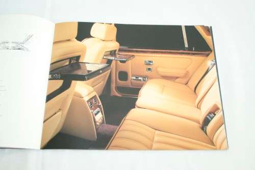 A fantastic 1993 to 1995 Rolls Royce brochure with "Teaser" cards for the Silver Spur & Silver Dawn