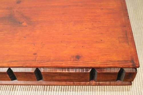 An extraordinary LARGE and striking centre coffee table with carved sides and legs - stunning!