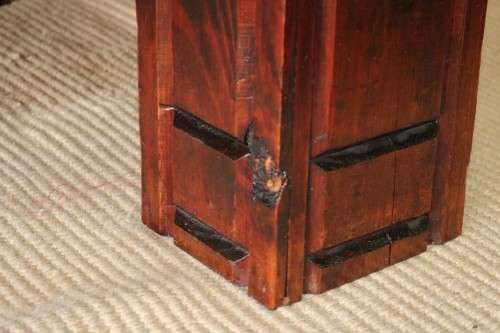 An extraordinary LARGE and striking centre coffee table with carved sides and legs - stunning!