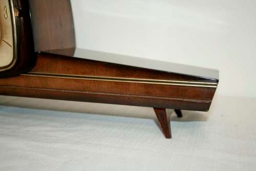 An incredibly vintage German "Urgos" Westminster chime mantle clock w/ balance wheel movement RS17CL