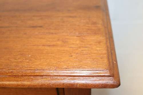 An extraordinary LARGE vintage five-drawer Teak chest of drawers with ornate handles - amazing!