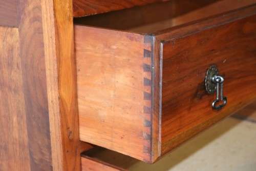 **RS17_Clearance** Victorian hand carved Art Nouveau (c1890) large walnut "Armoire" wardrobe