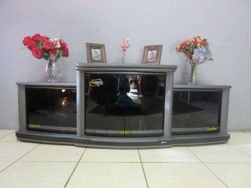 Stylish plasma unit w/ space for an entertainment centre, great in any living/ family room; RS17Sale