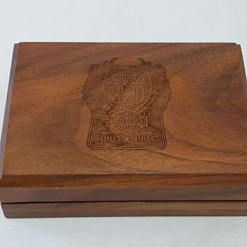 A spectacular boxed Limited Edition (No. 234 of 1000) Zippo Harley Davidson 90th Reunion lighter